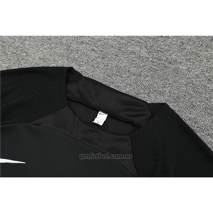 Chandal del Paris Saint-Germain Manga Corta 2022-2023 Negro - Pantalon Corto
